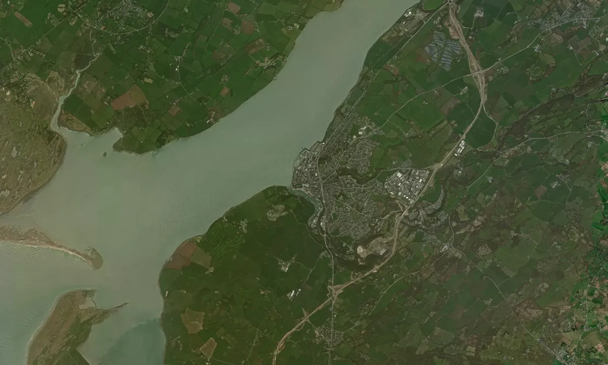 Flyfoto av Caernarfon Harbour
