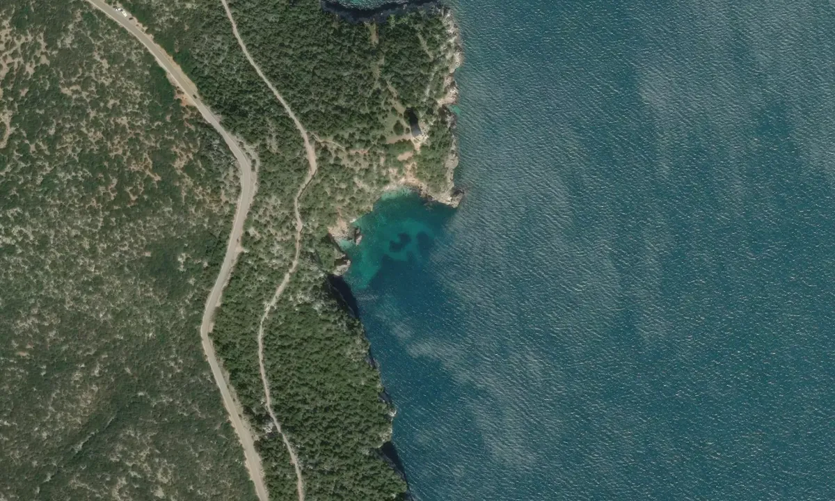 Satelite image of Cala Calcina