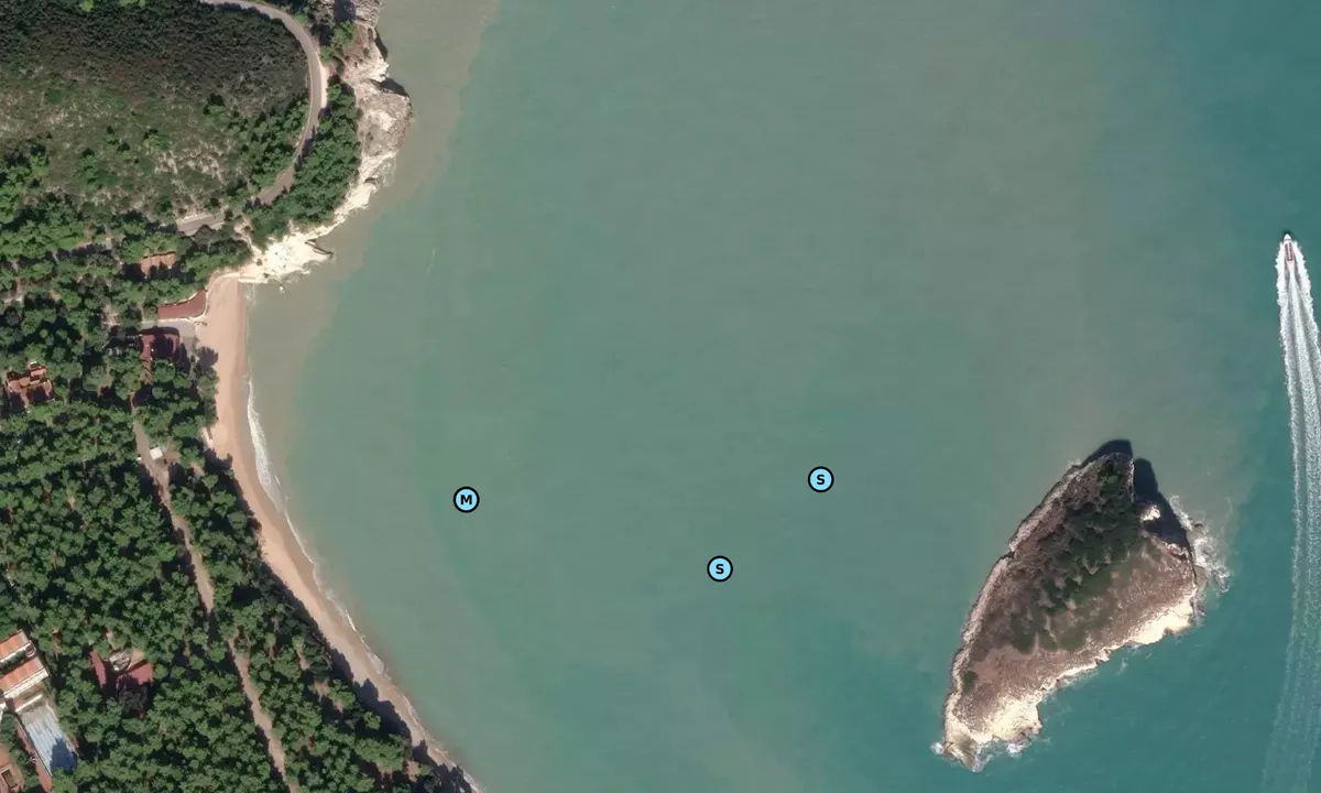 Satelite image of Cala Campi