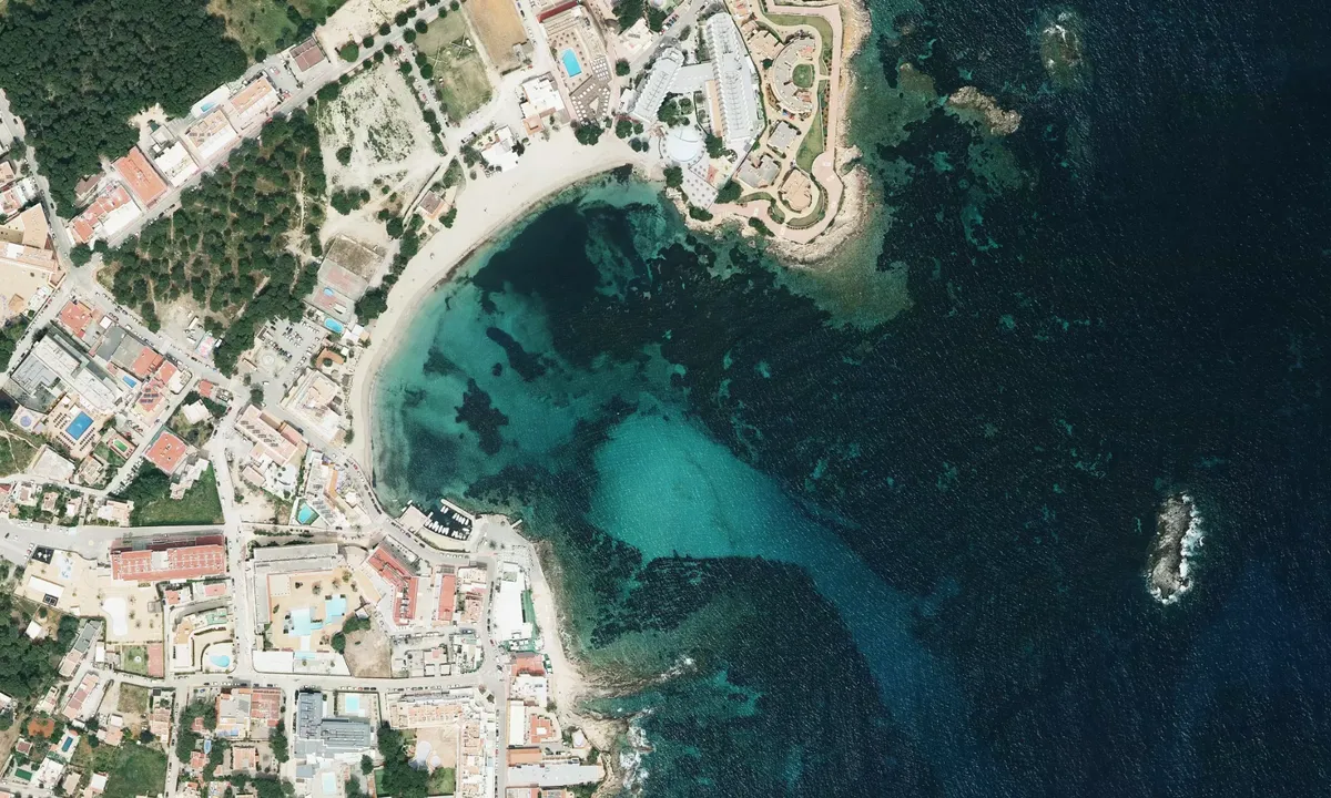 Flyfoto av Cala Canar