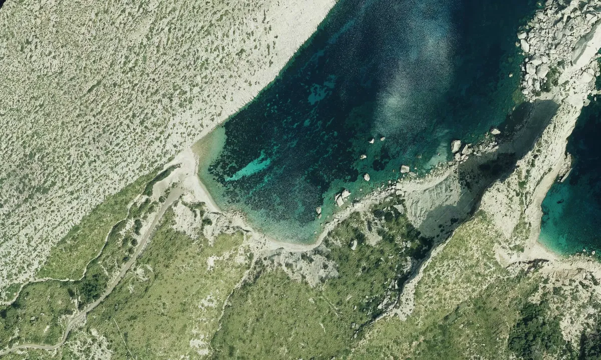 Flyfoto av Cala Castell  1