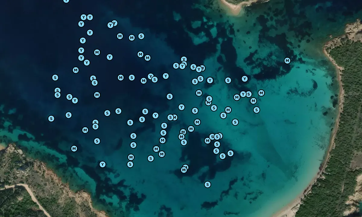 Satelite image of Cala Cavallo