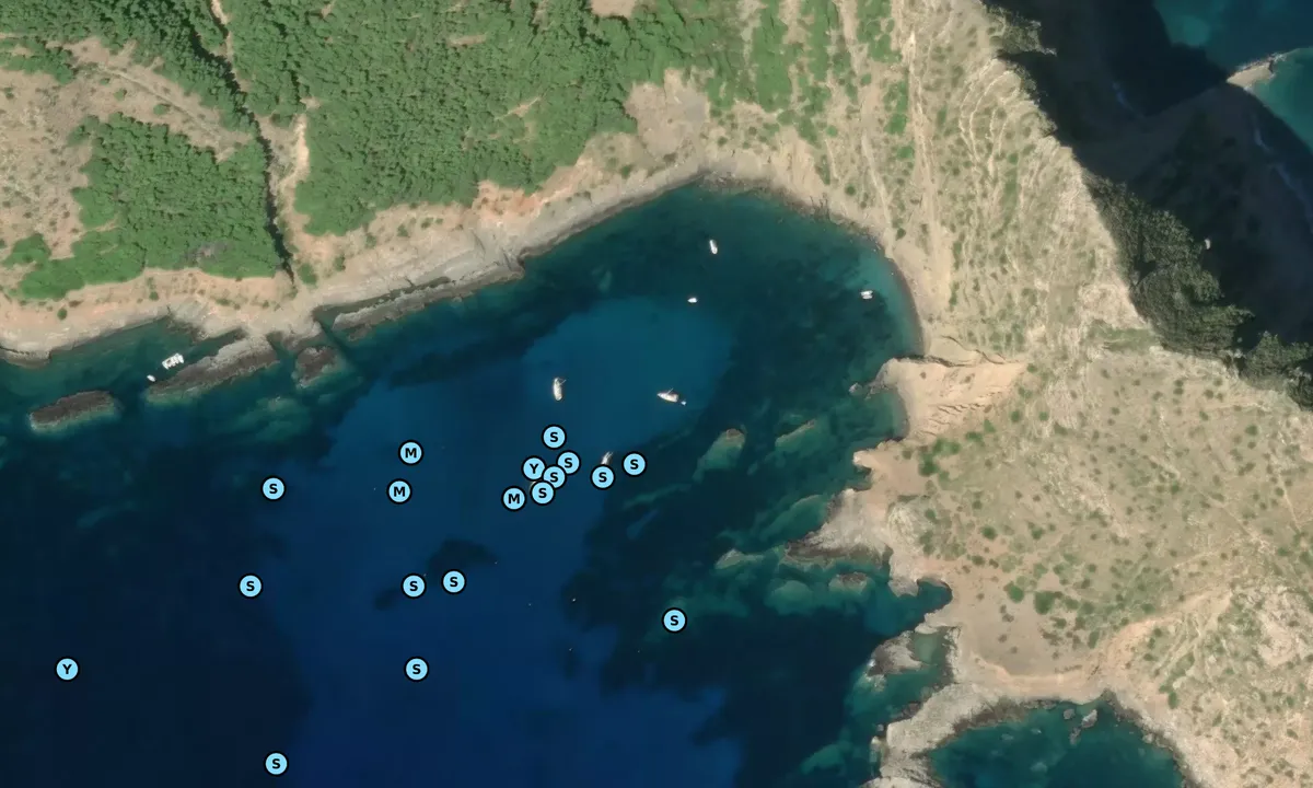 Satelite image of Cala Conca