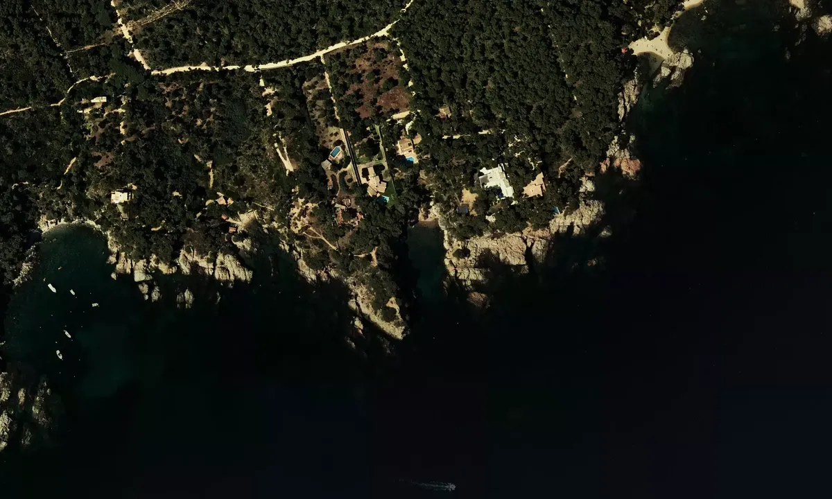 Satelite image of Cala Corbs