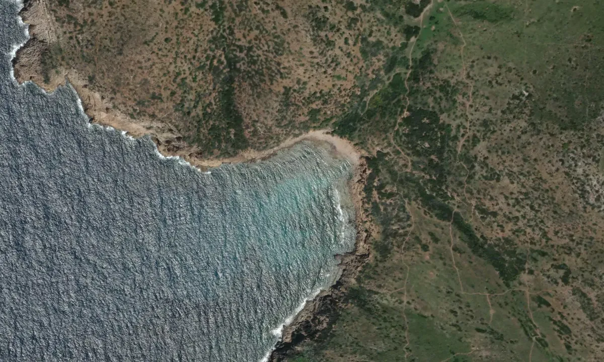 Flyfoto av Cala d'Aligusta