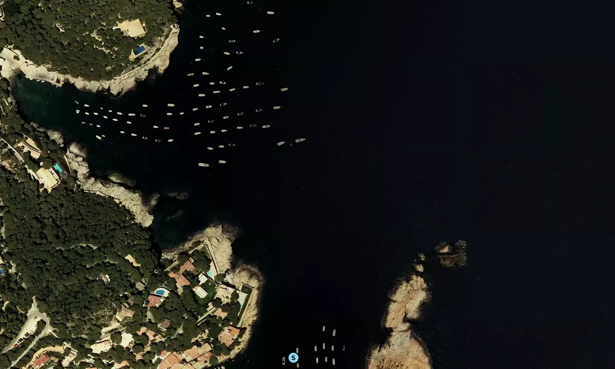 Satelite image of Cala De Sa Tuna