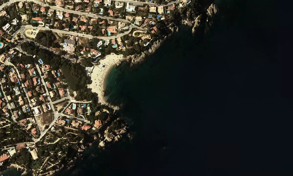 Flyfoto av Cala de Sant Francesc