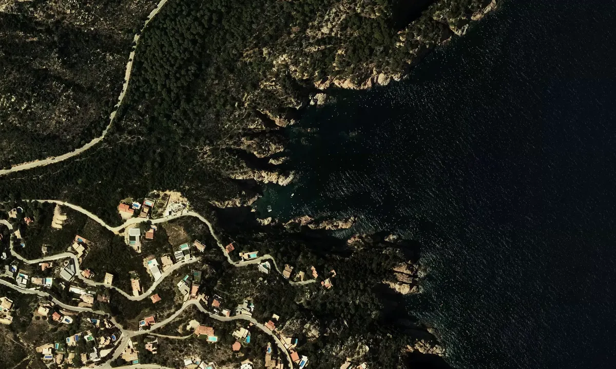 Flyfoto av Cala de Tramadiu