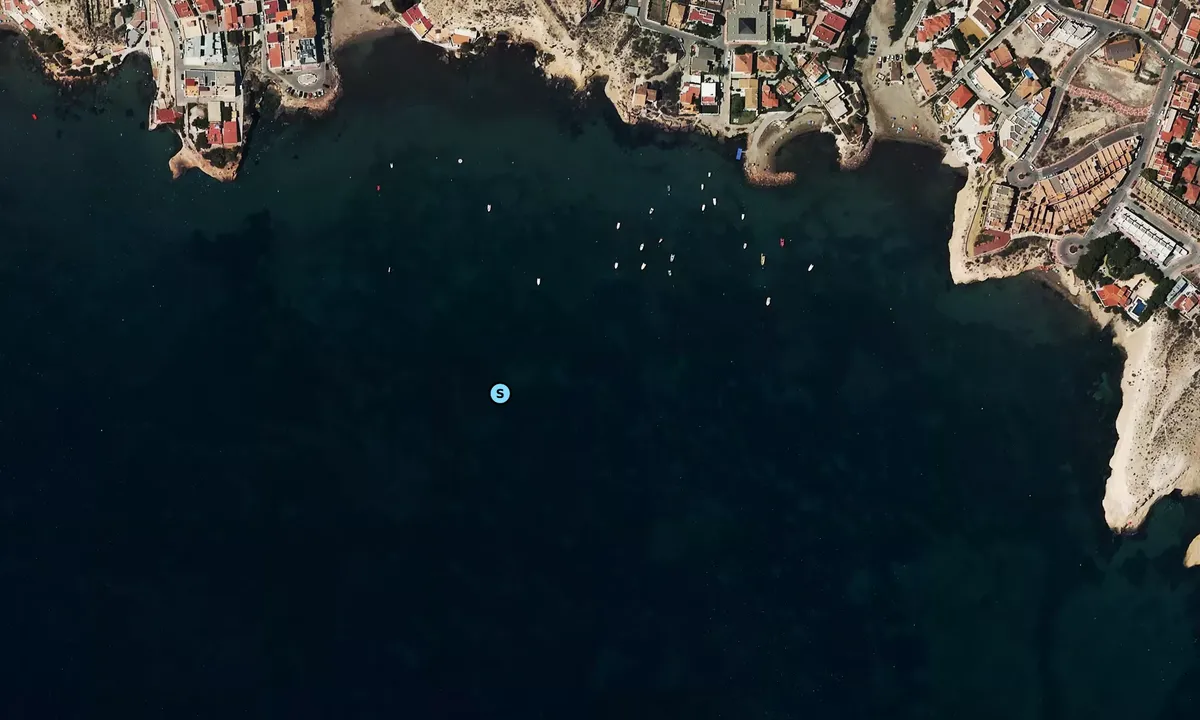 Satelite image of Cala del Invencible