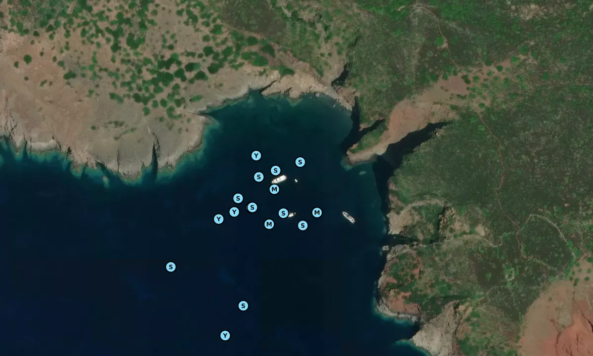 Satelite image of Cala del Moreto