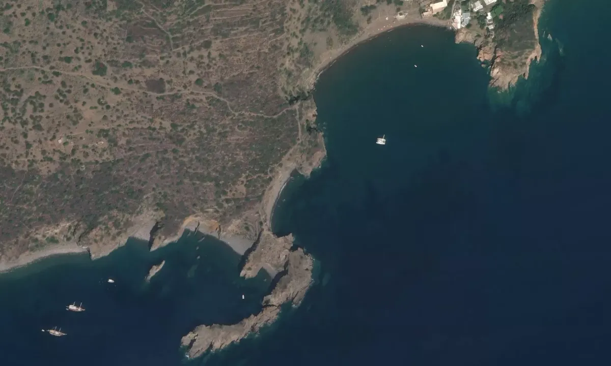 Flyfoto av Cala del Morto