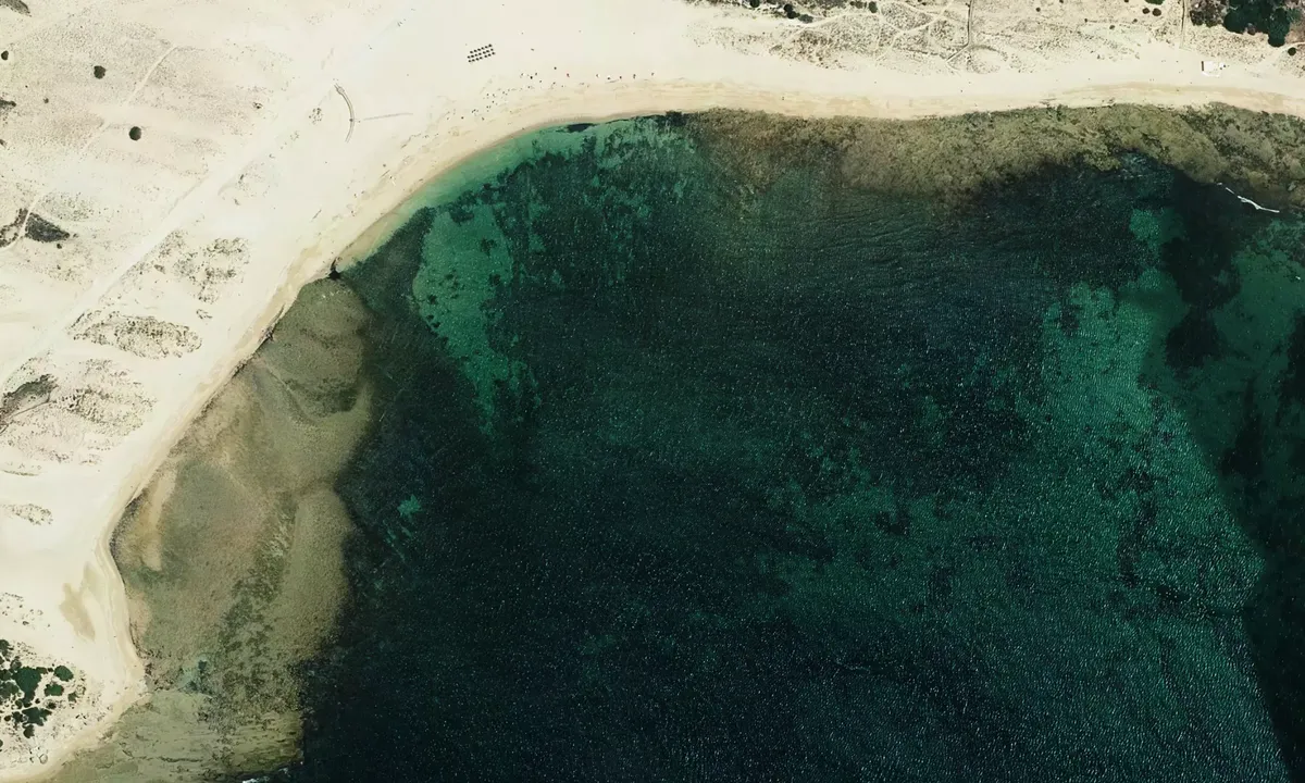 Flyfoto av Cala del Varadero
