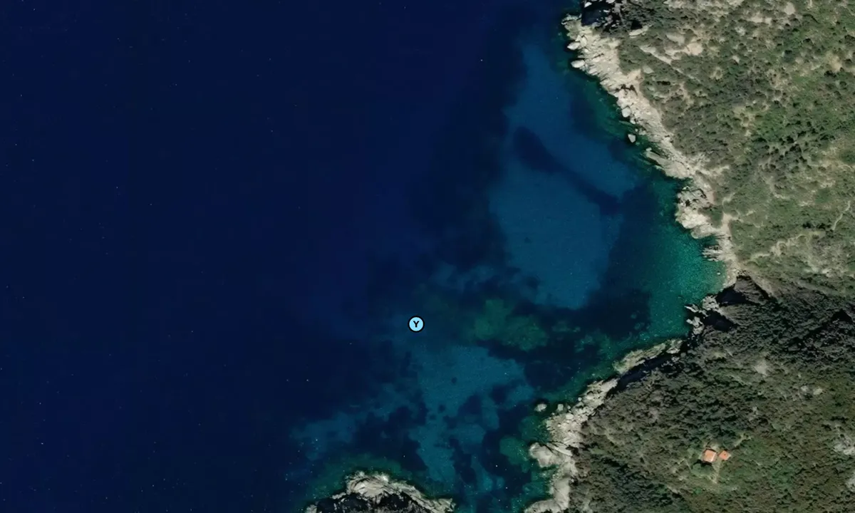 Satelite image of Cala della Cotaccia