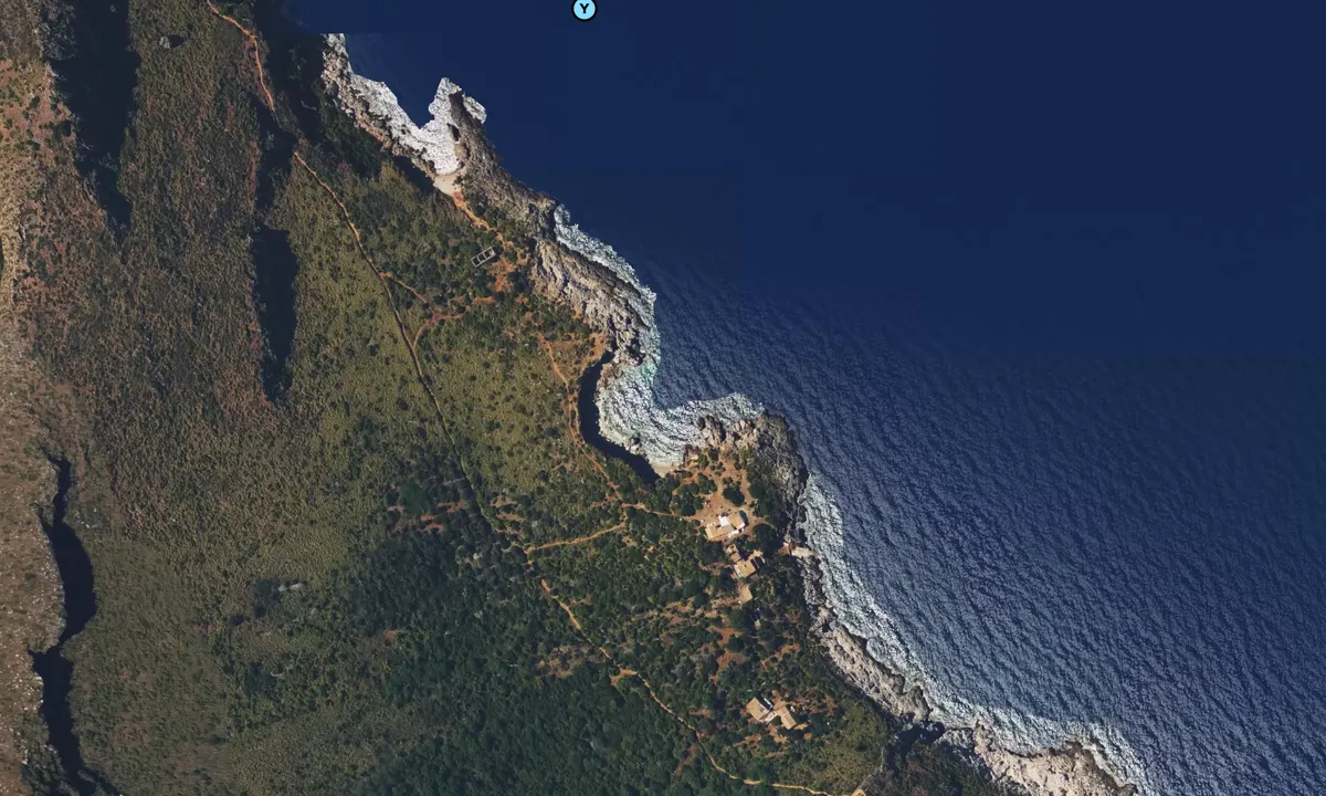 Satelite image of Cala della Disa