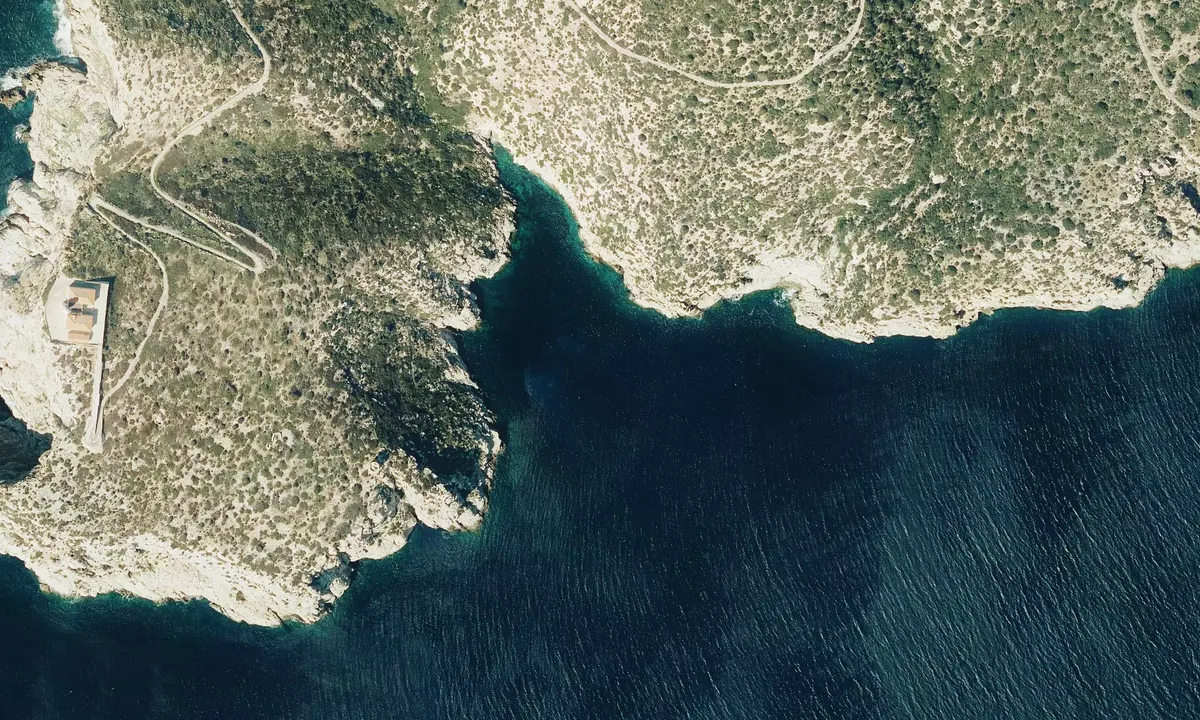 Satelite image of Cala Des Llebeig