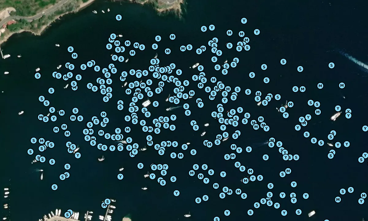 Satelite image of Cala di Mola