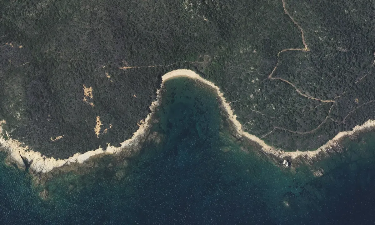 Flyfoto av Cala di Muru