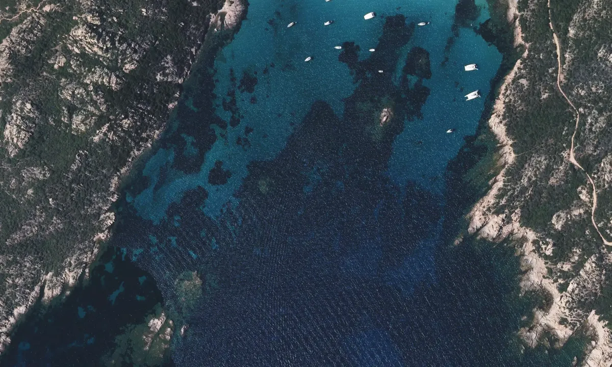 Flyfoto av Cala di Roccapina