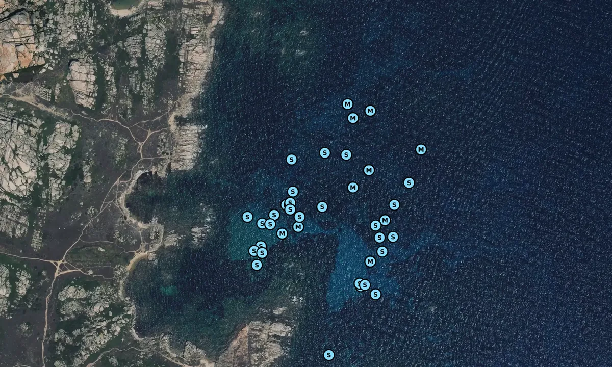 Satelite image of Cala di u Grecu