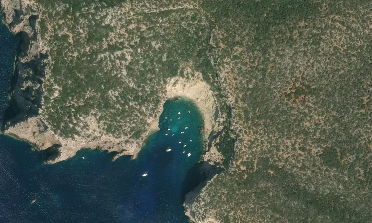 Satelite image of Cala d'Inferno