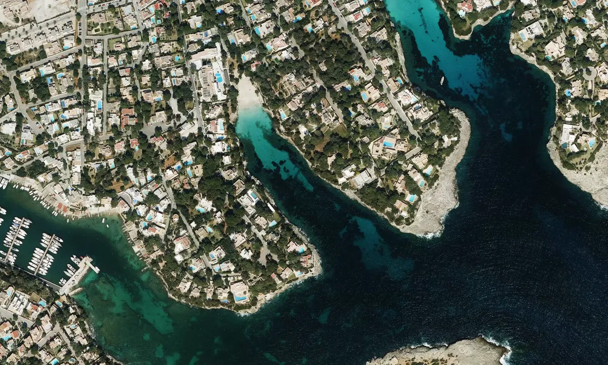 Flyfoto av Cala d'Or