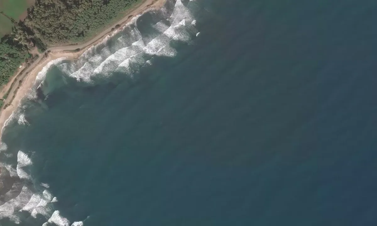 Satelite image of Cala d'Ostia