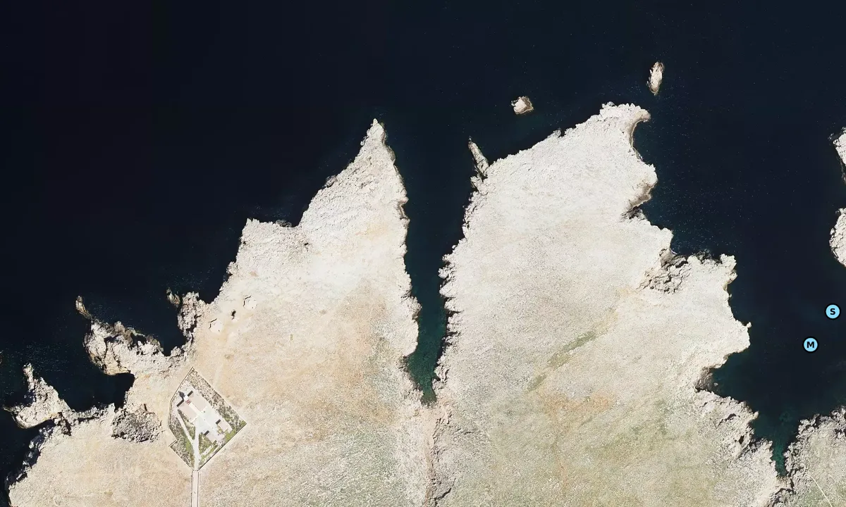 Satelite image of Cala es Pous