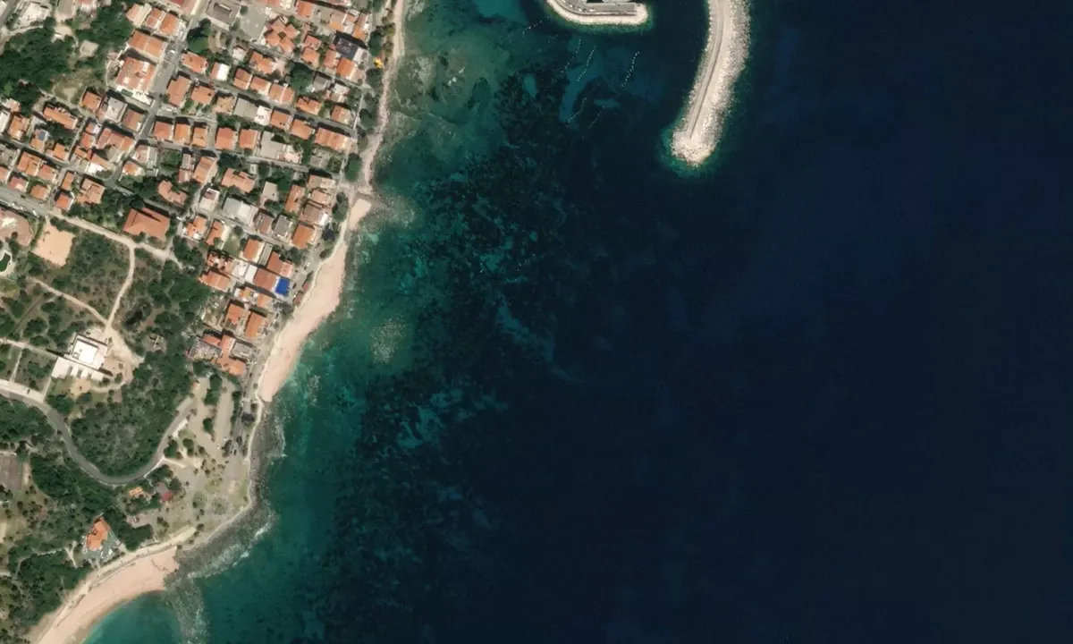 Flyfoto av Cala Gonone