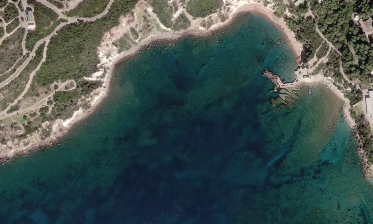 Satelite image of Cala Griègas