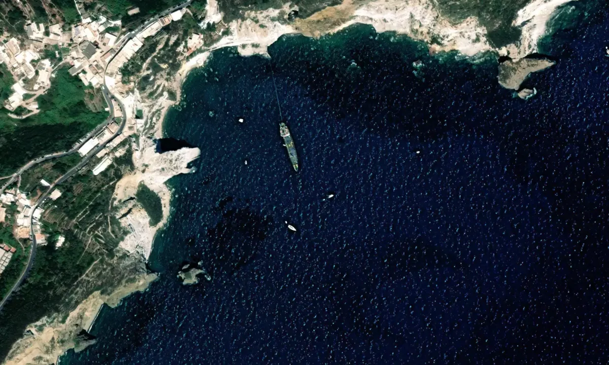 Flyfoto av Cala Inferno