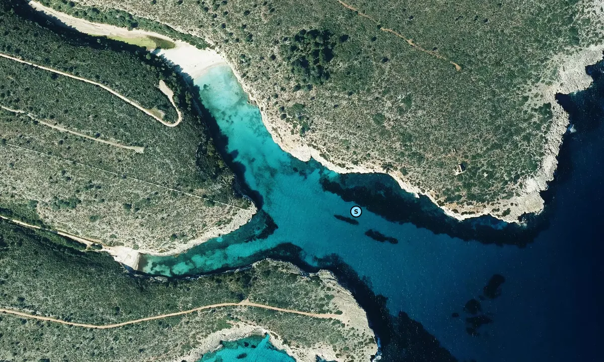 Satelite image of Cala Magraner 1