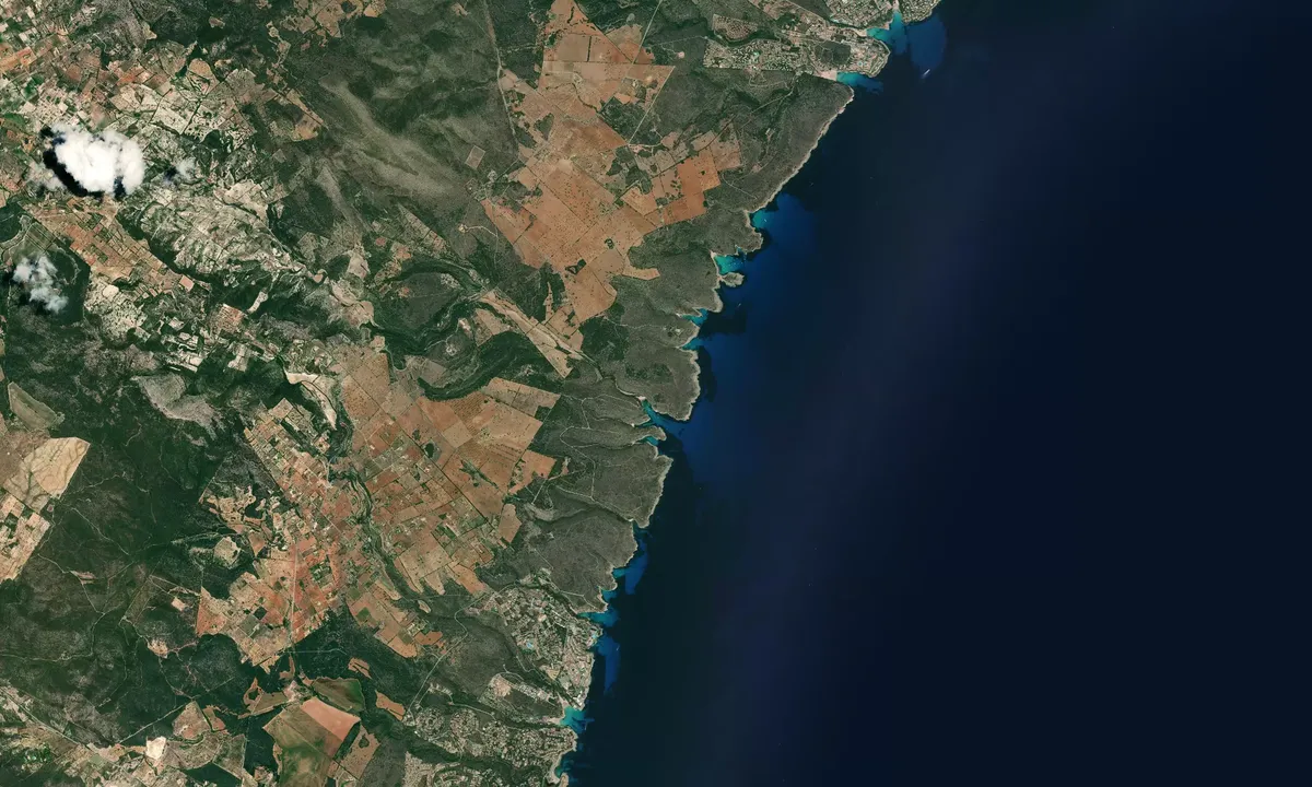 Flyfoto av Cala Magraner 1