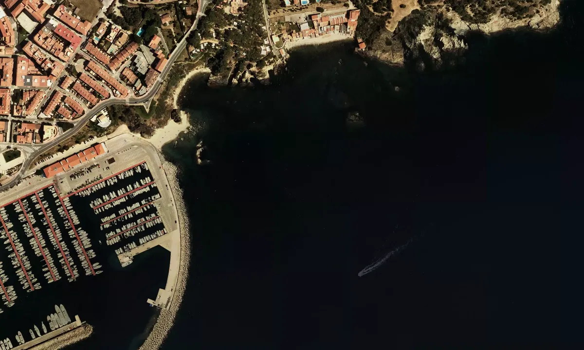 Flyfoto av Cala Margarida