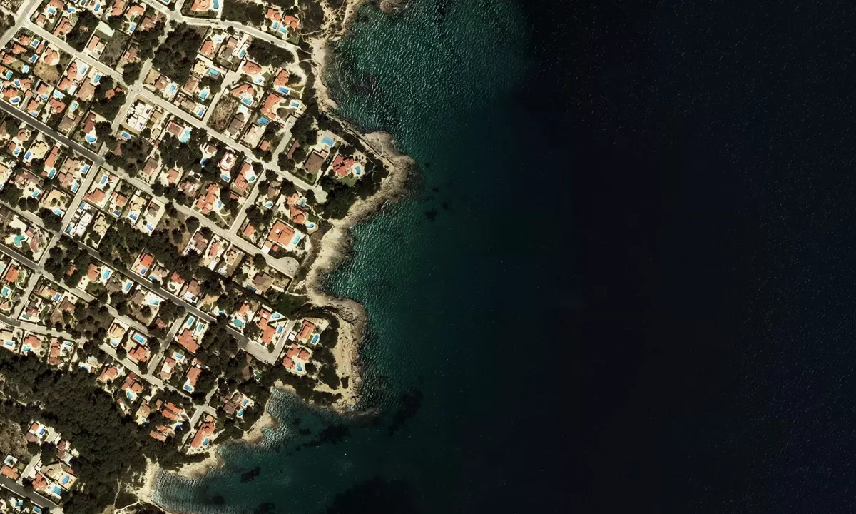 Flyfoto av Cala Mosques