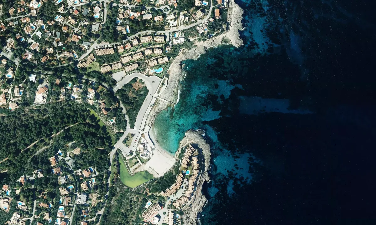 Flyfoto av Cala Murada