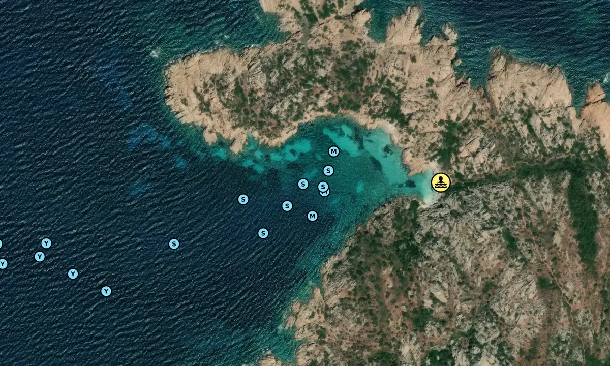 Satelite image of Cala Napoletana