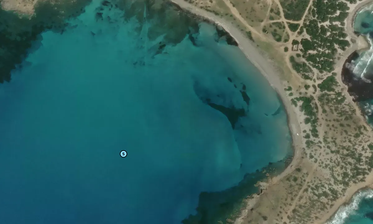 Satelite image of Cala Piomba