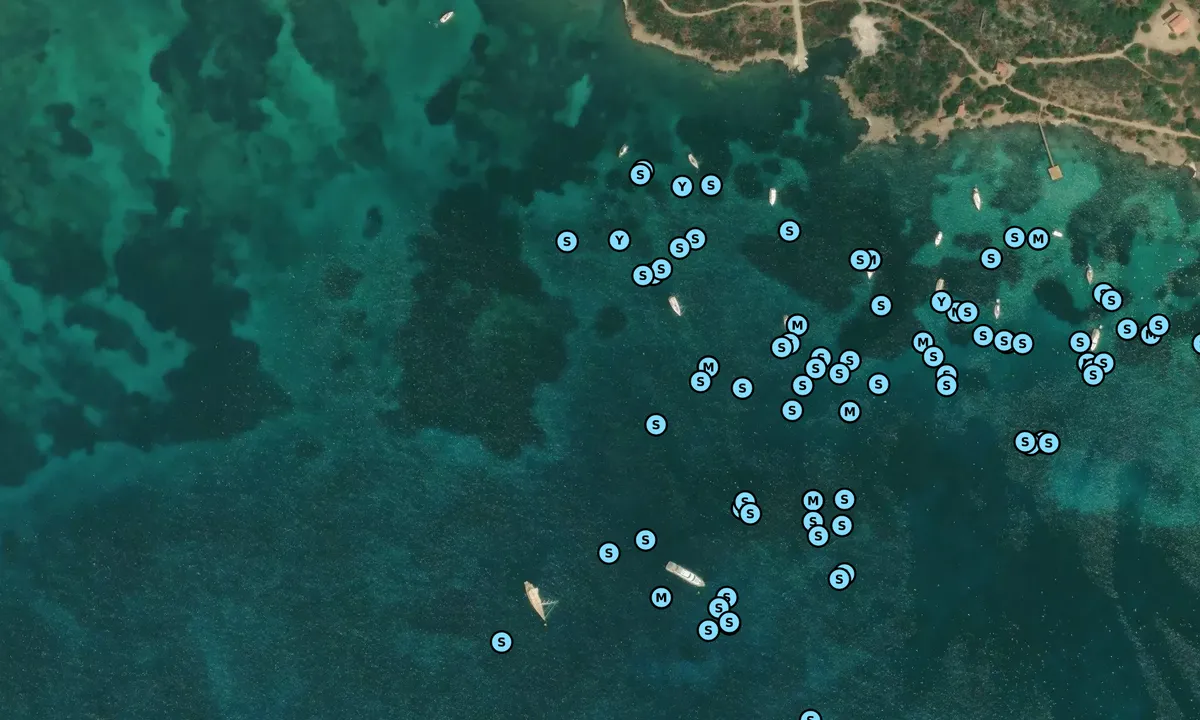 Satelite image of Cala Reale