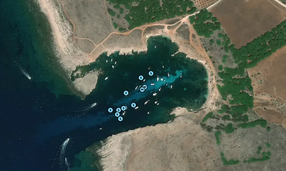 Satelite image of Cala Rotunda