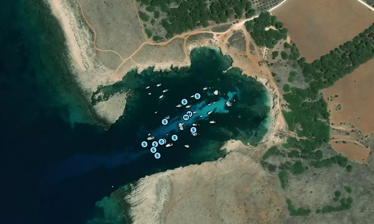 Satelite image of Cala Rotunda