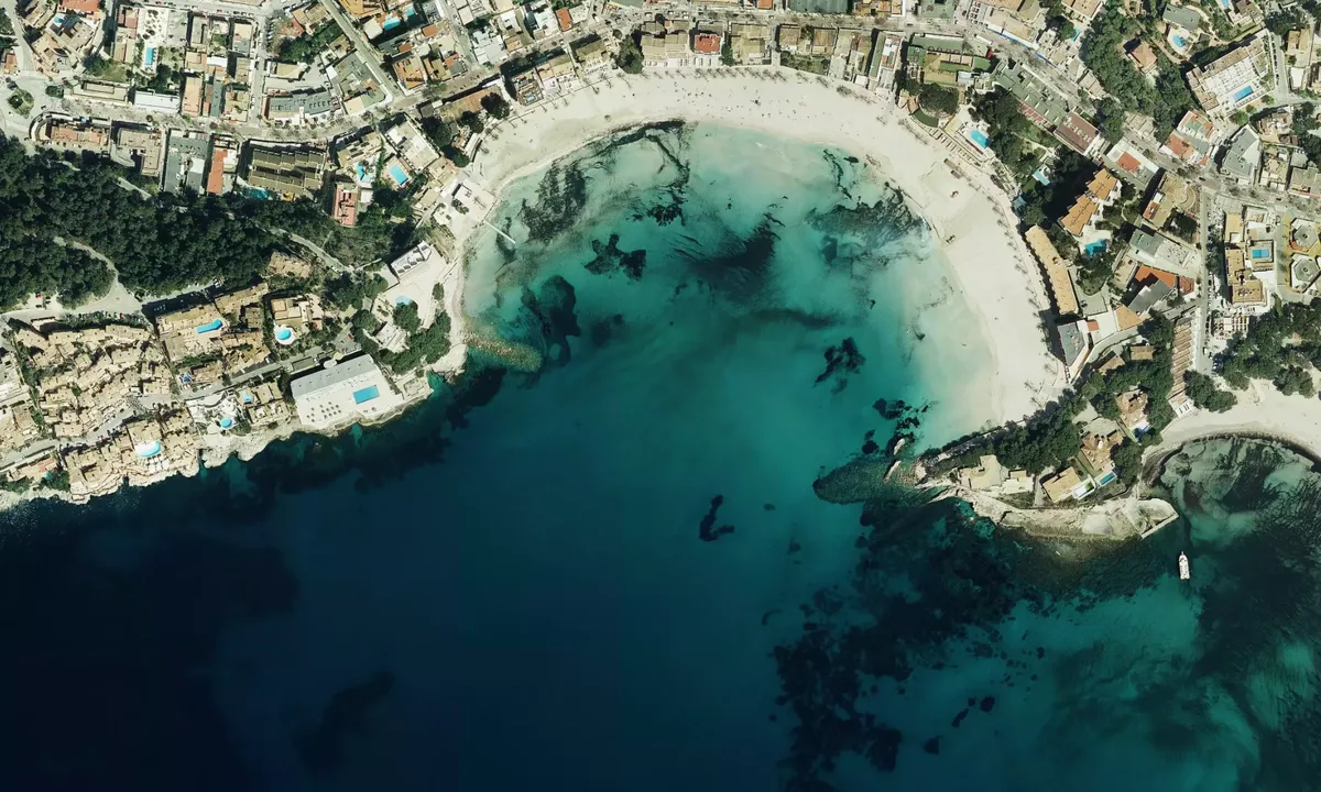 Flyfoto av Cala Sa Puntassa