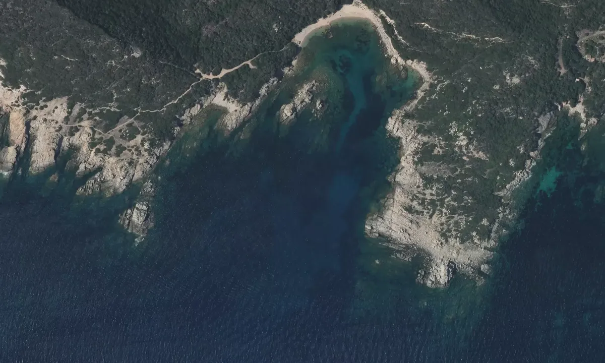 Satelite image of Cala Sciumara