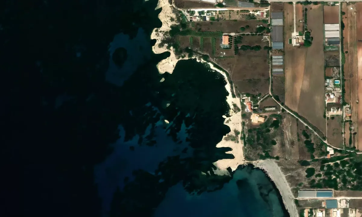 Satelite image of Cala Stella Marina