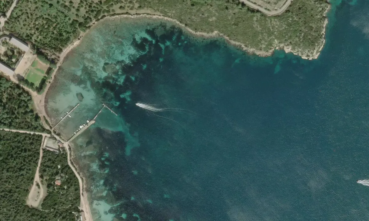 Flyfoto av Cala Tramariglio