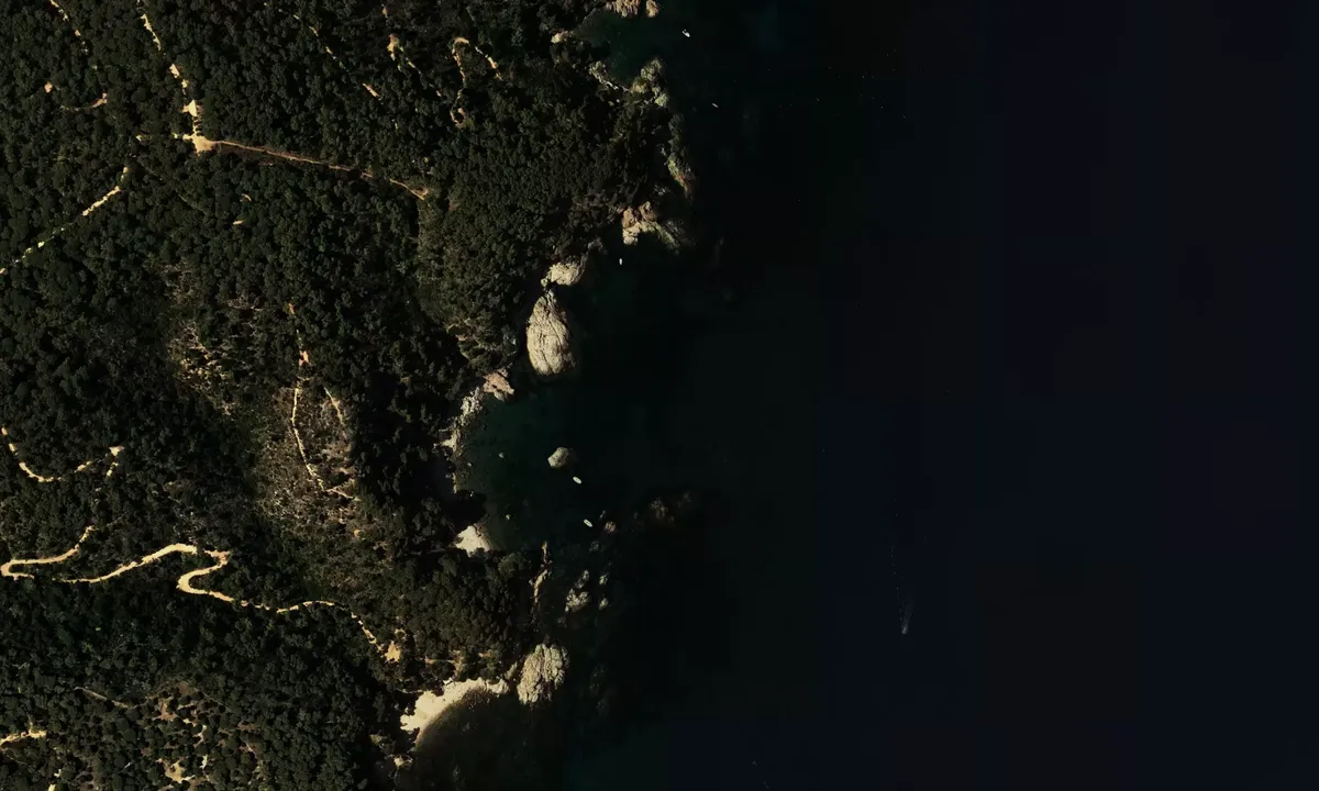 Flyfoto av Cala Vadell