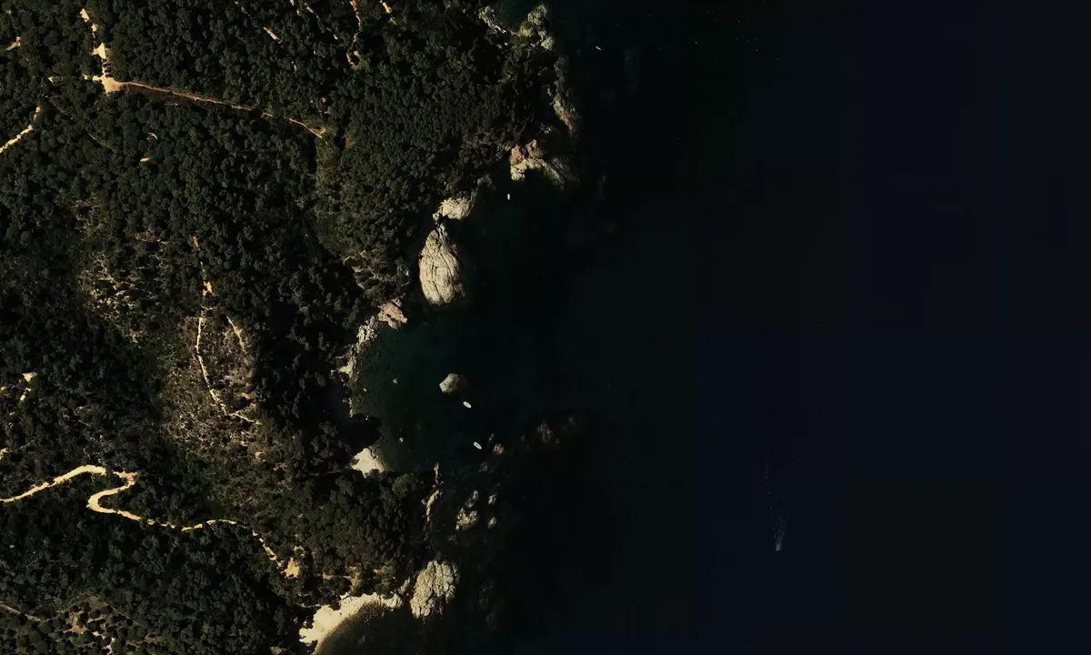 Satelite image of Cala Vadell
