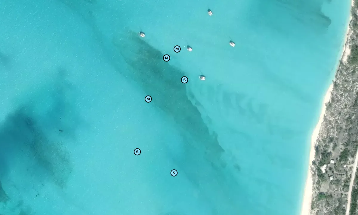 Satelite image of Calabash Bay - Glinton's Settlement