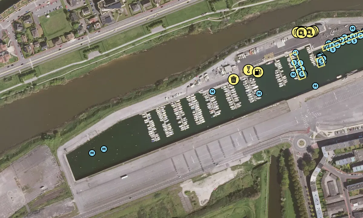 Satelite image of Calais