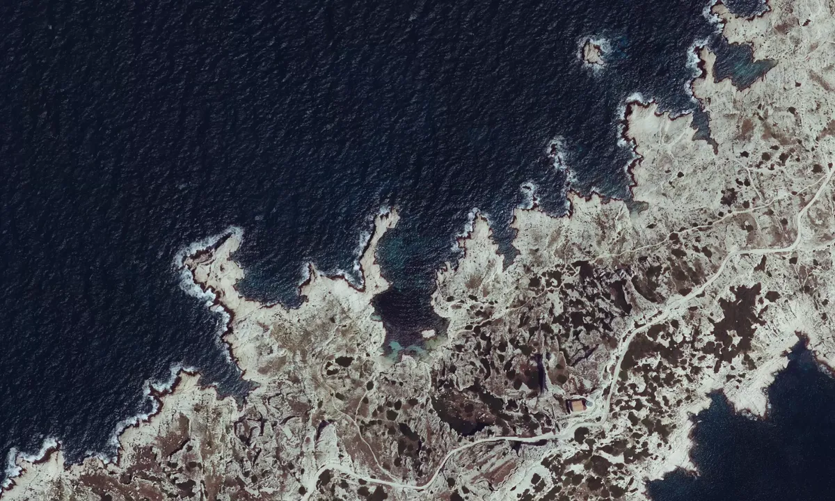 Flyfoto av Calanque de la Crine