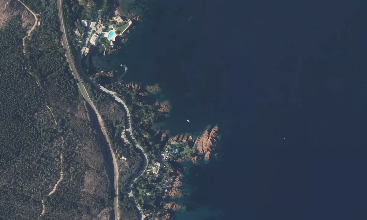 Satelite image of Calanque de Maupas